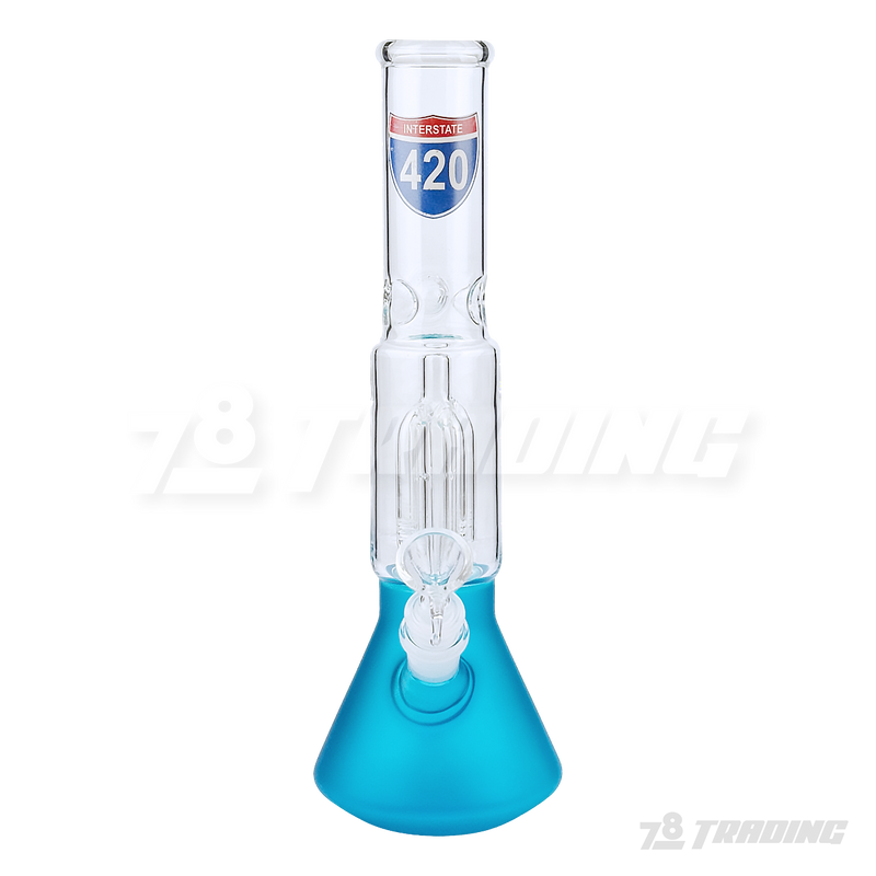 12" Color Bottom Beaker -GP1968