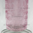 Legendary Glass Honeycomb Sandblast Bong 16inches