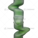 Legendary Glass Color Sandblast Zong Beaker 18inches