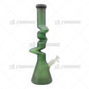 Legendary Glass Color Sandblast Zong Beaker 18inches