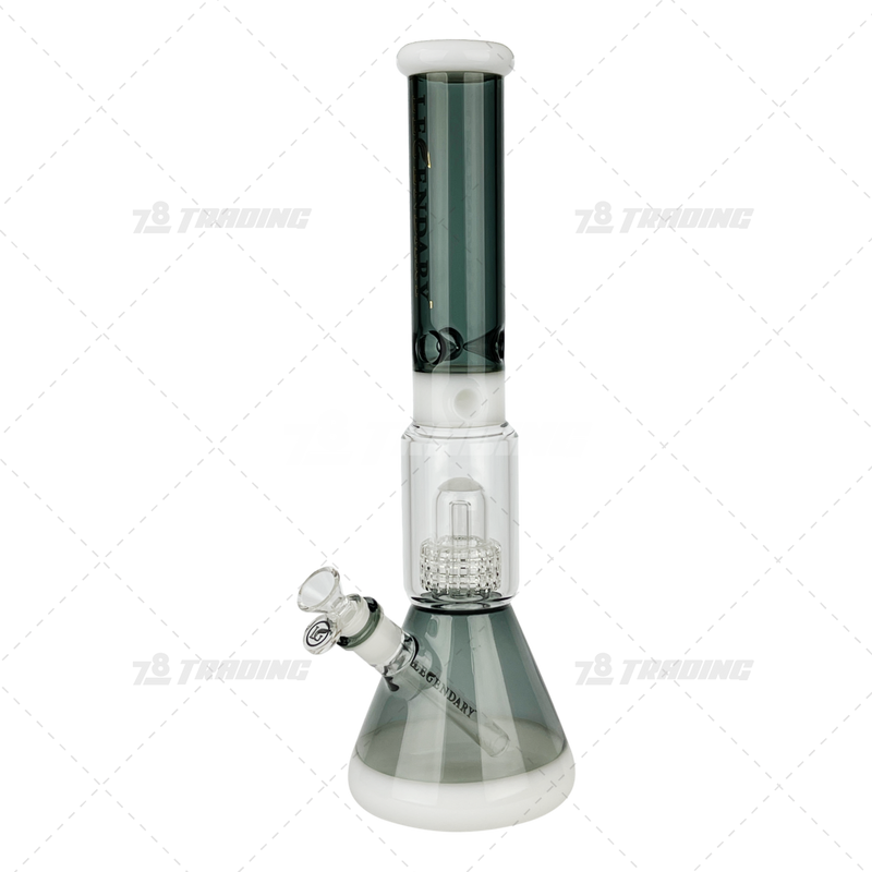 Legendary Glass Showerhead Perc. Beaker 17inches LG340A