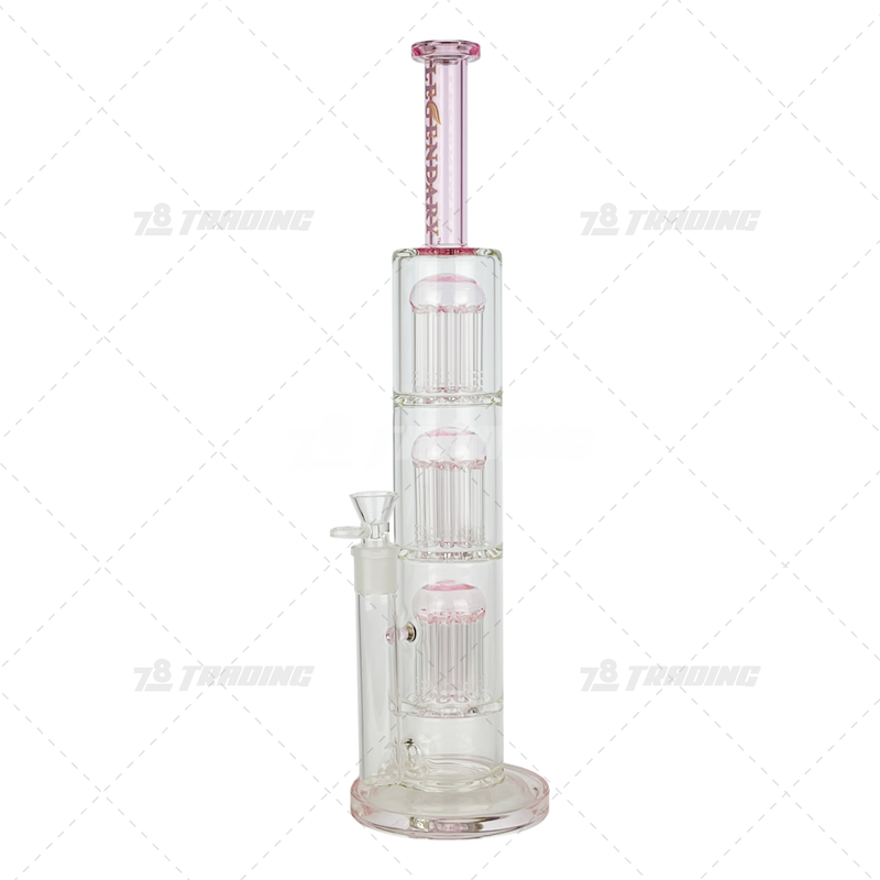 Legendary Glass Triple Tree Perc. 18inches 7mm LG340