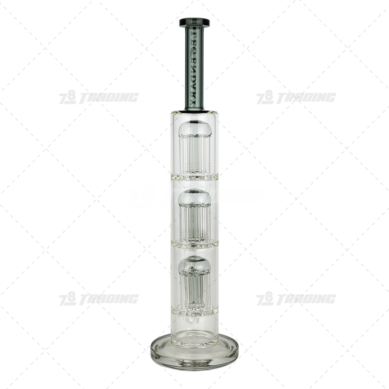 Legendary Glass Triple Tree Perc. 18inches 7mm LG340