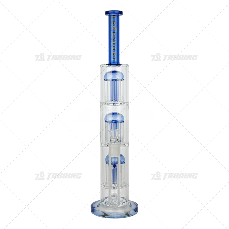 Legendary Glass Triple Tree Perc. 18inches 7mm LG340