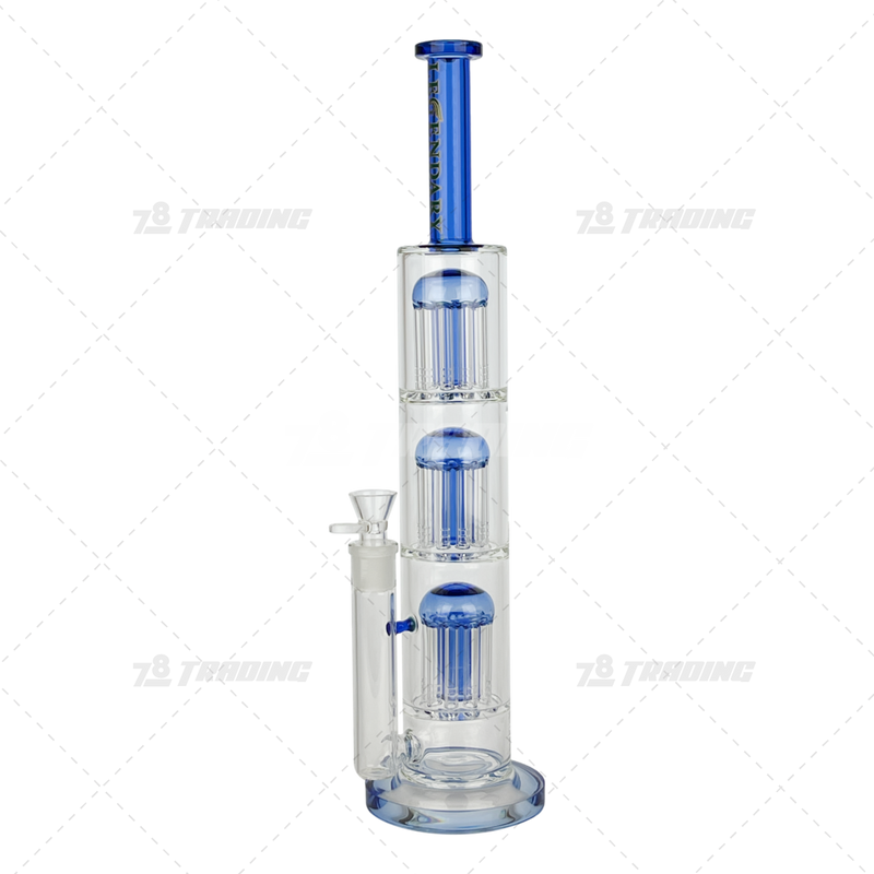 Legendary Glass Triple Tree Perc. 18inches 7mm LG340