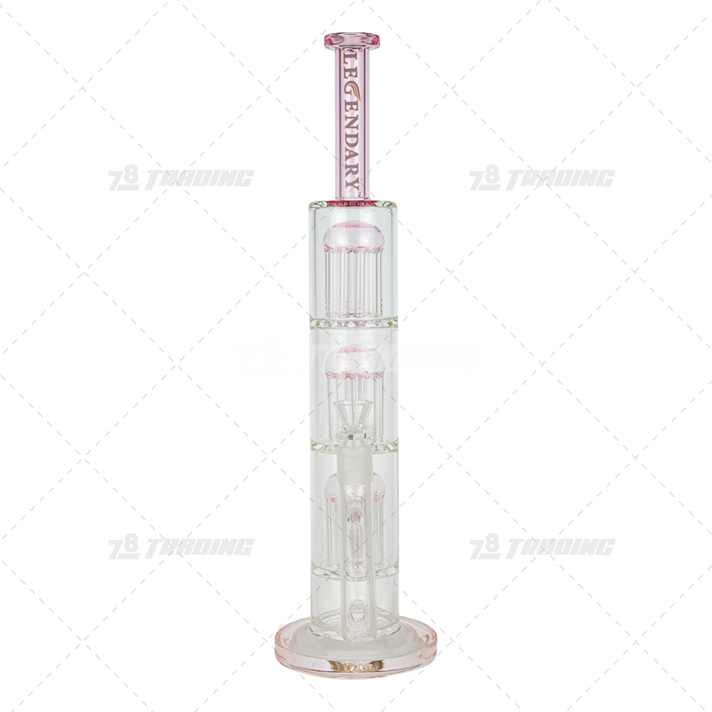 Legendary Glass Triple Tree Perc. 18inches 7mm LG340