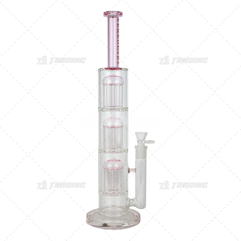 Legendary Glass Triple Tree Perc. 18inches 7mm LG340