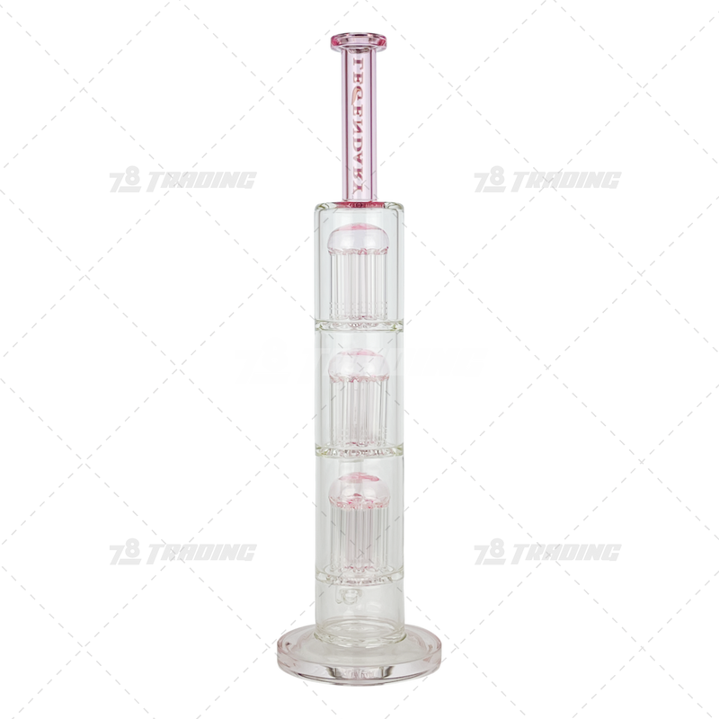 Legendary Glass Triple Tree Perc. 18inches 7mm LG340