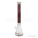 Glow In The Dark LV Monogram Pattern Beaker 20inches / 9mm