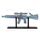 Carbine Bong 24inches with Wood Stand - MB1417