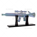 Carbine Bong 24inches with Wood Stand - MB1417