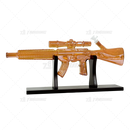 Carbine Bong 24inches with Wood Stand - MB1417