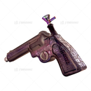 Gun Shape 10inches Glass Pipe - MB1496