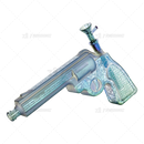 Gun Shape 10inches Glass Pipe - MB1496