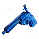 Gun Shape 10inches Glass Pipe - MB1496