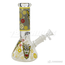 OG Original Glass Glow In The Dark 8" Mini Beaker OG002 - YELLOW