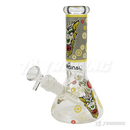 OG Original Glass Glow In The Dark 8" Mini Beaker OG002 - YELLOW