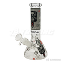 OG Original Glass Glow In The Dark 8" Mini Beaker OG002 - GREY