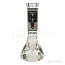 OG Original Glass Glow In The Dark 8" Mini Beaker OG002 - GREY