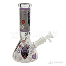 OG Original Glass Glow In The Dark 8" Mini Beaker OG002 - PURPLE