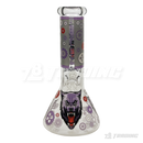 OG Original Glass Glow In The Dark 8" Mini Beaker OG002 - PURPLE