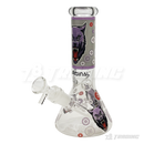 OG Original Glass Glow In The Dark 8" Mini Beaker OG002 - PURPLE