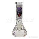 OG Original Glass Glow In The Dark 8" Mini Beaker OG002 - PURPLE