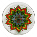 OG Original Glass Bottom Decal Tree Perc. Beaker 10inches - OG352