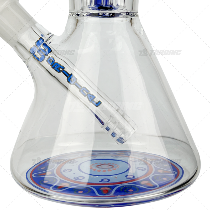 OG Original Glass Bottom Decal Tree Perc. Beaker 10inches - OG352