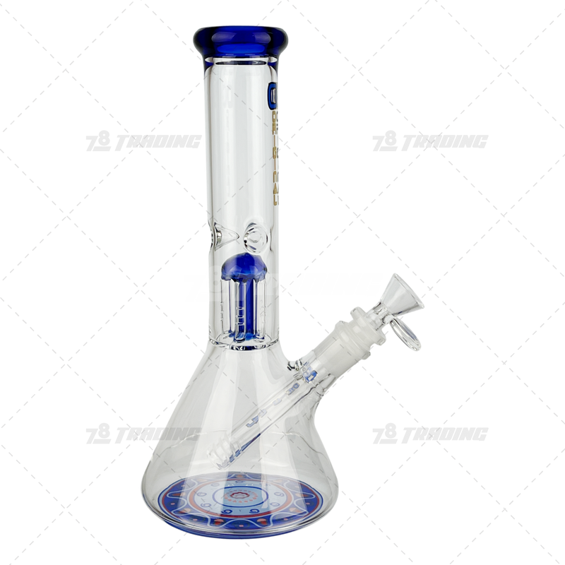 OG Original Glass Bottom Decal Tree Perc. Beaker 10inches - OG352