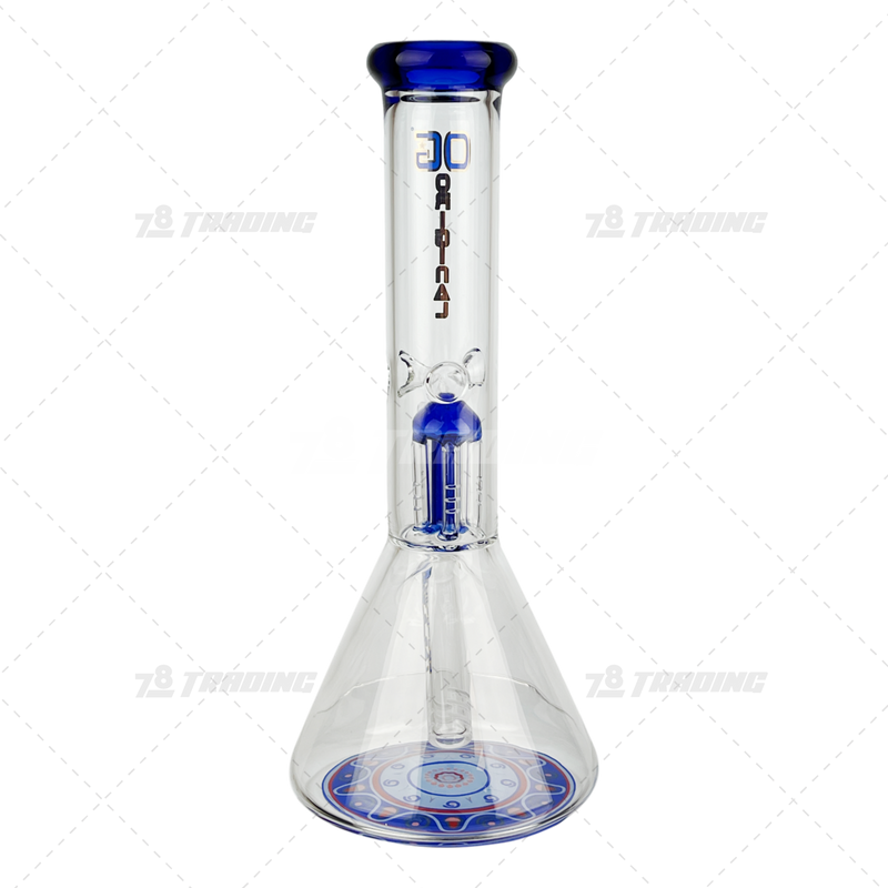 OG Original Glass Bottom Decal Tree Perc. Beaker 10inches - OG352