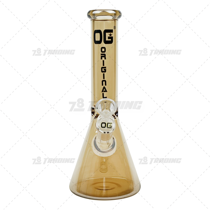 OG Original Glass Metallic Chrome Beaker 10" - OG363