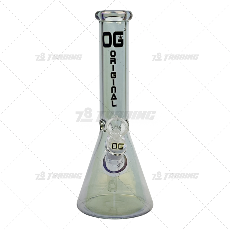 OG Original Glass Metallic Chrome Beaker 10" - OG363