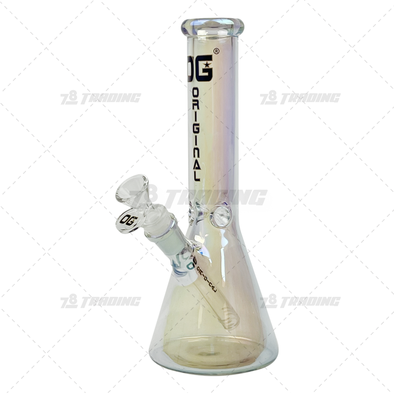 OG Original Glass Metallic Chrome Beaker 10" - OG363