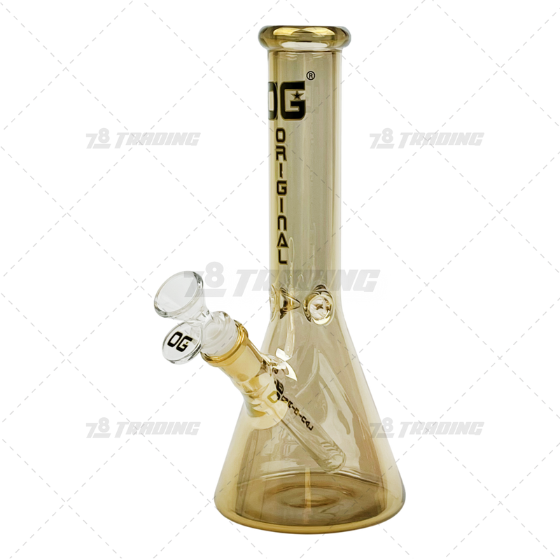 OG Original Glass Metallic Chrome Beaker 10" - OG363