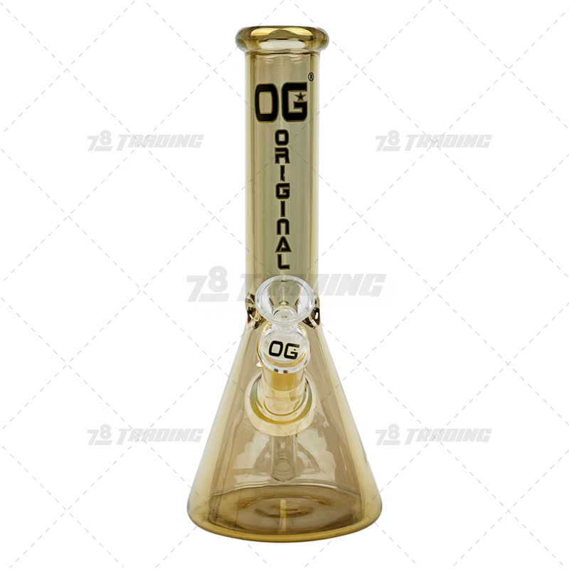 OG Original Glass Metallic Chrome Beaker 10" - OG363