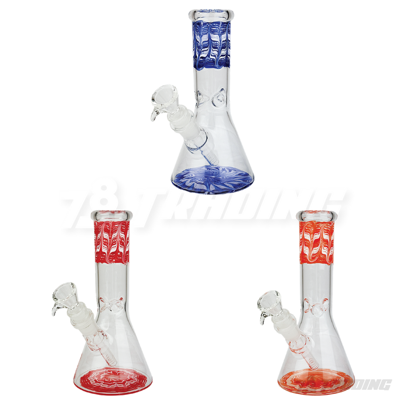 OG Original Glass Marble Painted 8inches Mini Beaker - OG4797