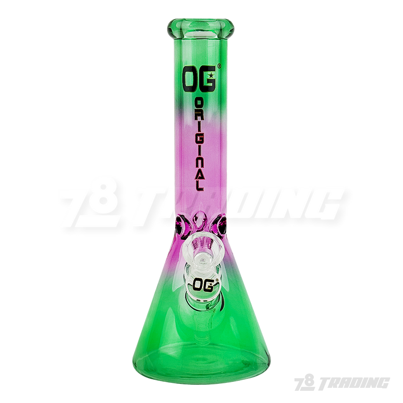 OG Original Glass 10" Gradient Color Beaker - OG549