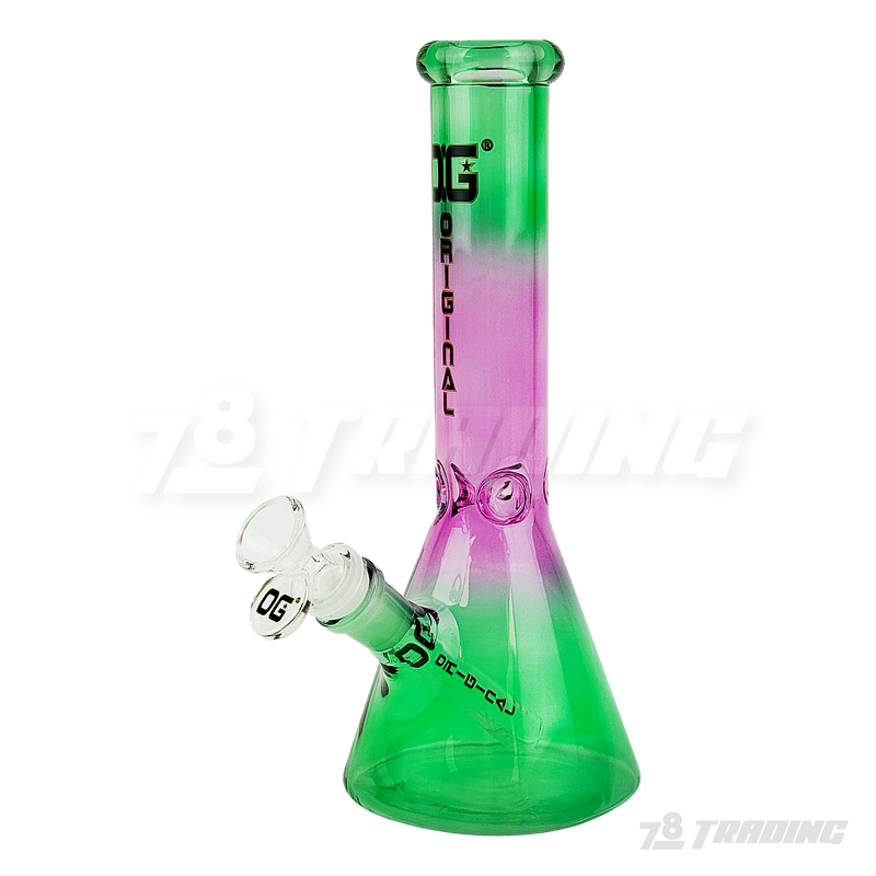 OG Original Glass 10" Gradient Color Beaker - OG549