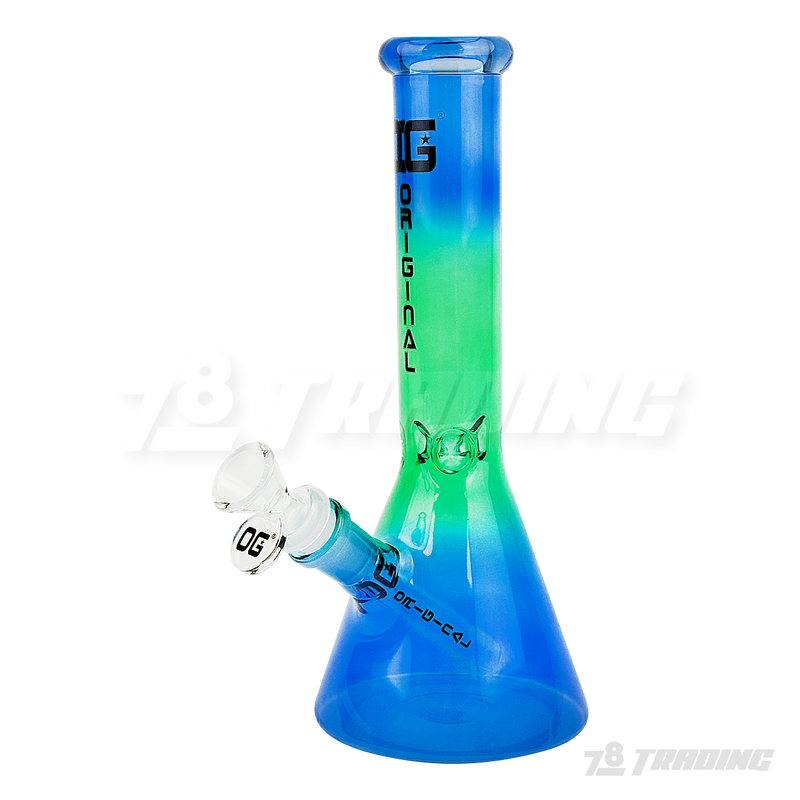 OG Original Glass 10" Gradient Color Beaker - OG549