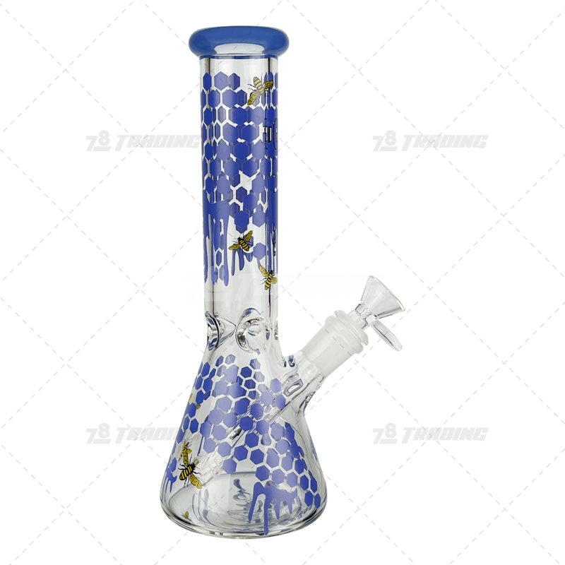 OG Original Glass Honeycomb Decal Beaker 10inches - OG612