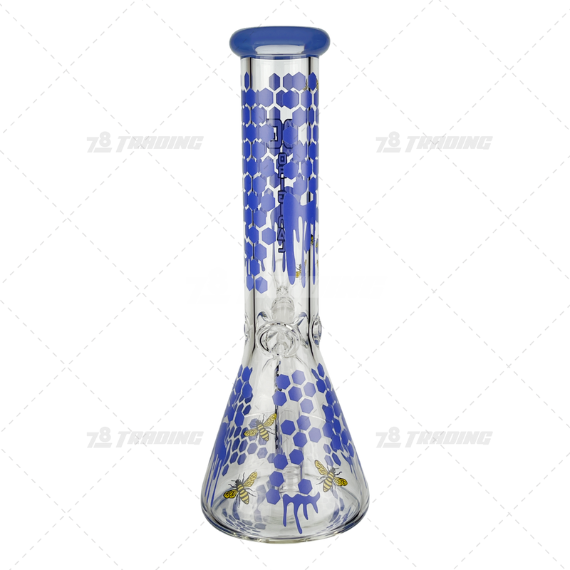 OG Original Glass Honeycomb Decal Beaker 10inches - OG612