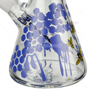 OG Original Glass Honeycomb Decal Beaker 10inches - OG612