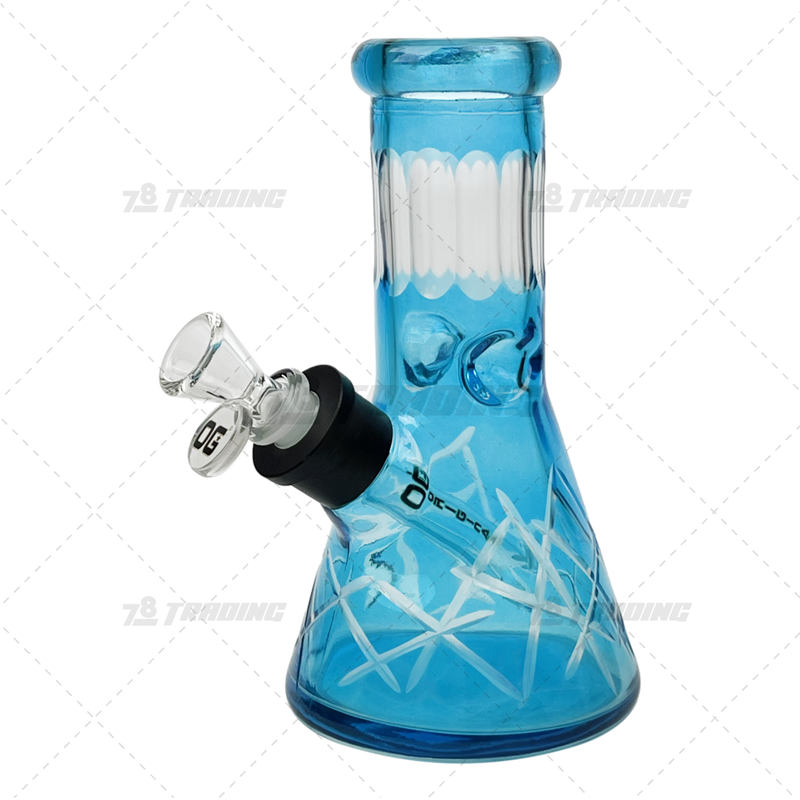 OG Original Glass Multi Color 8" Mini Beaker with Gift Box - OG626