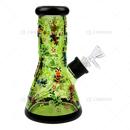 OG Original Glass 8Inches 7mm Glow In The Dark Art Beaker - OG627 / GREEN