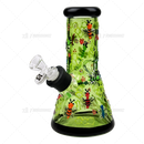 OG Original Glass 8Inches 7mm Glow In The Dark Art Beaker - OG627 / GREEN