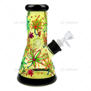 OG Original Glass 8Inches 7mm Glow In The Dark Art Beaker - OG627 / YELLOW