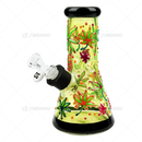 OG Original Glass 8Inches 7mm Glow In The Dark Art Beaker - OG627 / YELLOW