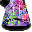 OG Original Glass 8Inches 7mm Glow In The Dark Art Beaker - OG627 / PURPLE