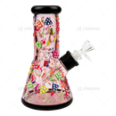 OG Original Glass 8Inches 7mm Glow In The Dark Art Beaker - OG627 / PINK